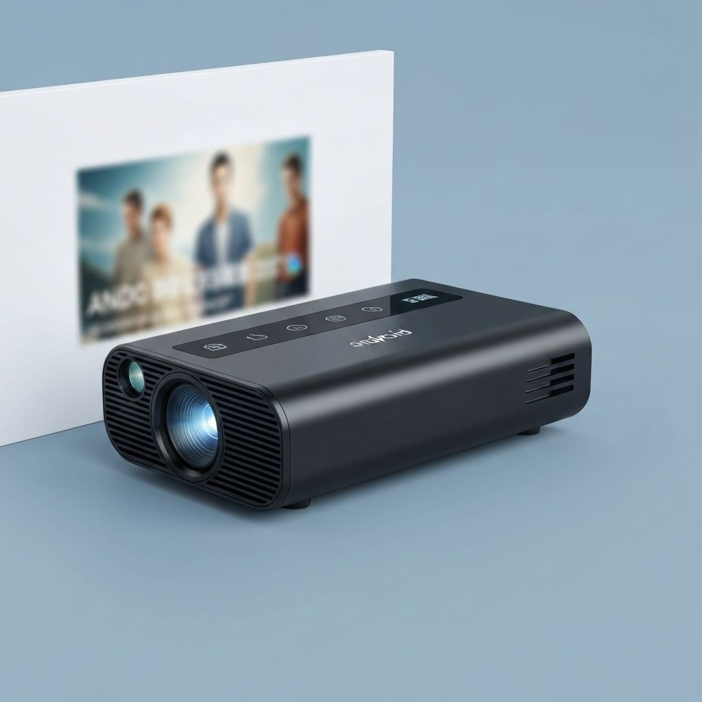 Projetor Portátil Smart Android Wi-fi Mini Hdmi